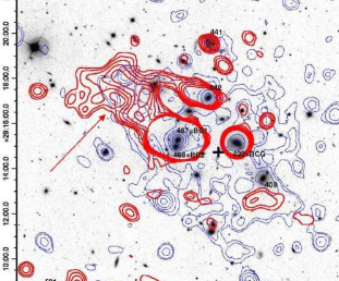 研究进一步阐明了星系团Abell1213的漫射无线电发射