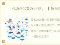 恒驰2020的介绍，【恒驰5】恒驰