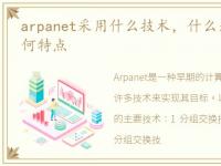 arpanet采用什么技术，什么是ARPANET 有何特点