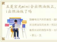 五菱宏光mini会出燃油版么，五菱宏光mini出燃油版了吗