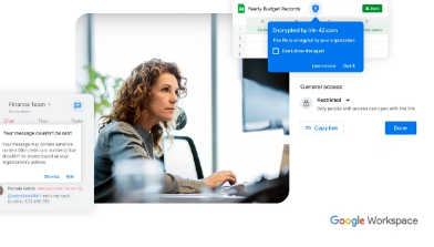 谷歌Workspace获得新的安全功能
