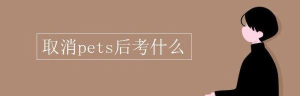 取消pets后考什么 全国pets都取消了吗