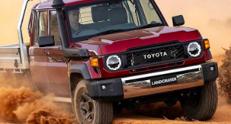 丰田LandCruiser70系列四缸发动机与V8发动机相匹配