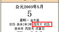 我阴历4月初五生日，什么星座? 农历四月初五是什么星座