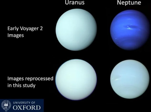 新图像揭示了海王星和天王星的真实面貌
