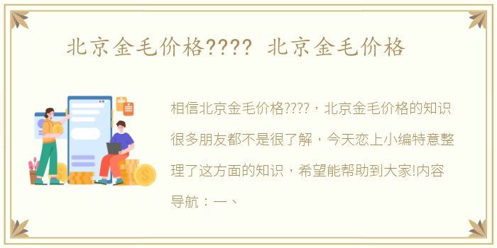 北京金毛价格???? 北京金毛价格