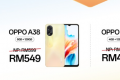 OPPOA38和A18智能手机降价高达RM50