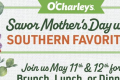 O'Charley's邀请客人参加母亲节庆祝活动包括延长周日早午餐时间妈妈特别菜单和电子候补名单