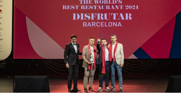 巴塞罗那Disfrutar餐厅荣登2024年全球50佳餐厅榜单榜首