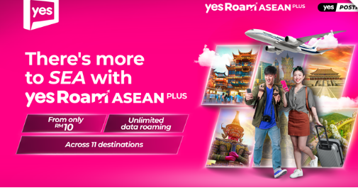 Yes5G推出全新YesRoamASEANPlus漫游计划起价仅RM10