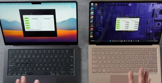 微软SurfaceLaptop7与AppleM3MacBookPro