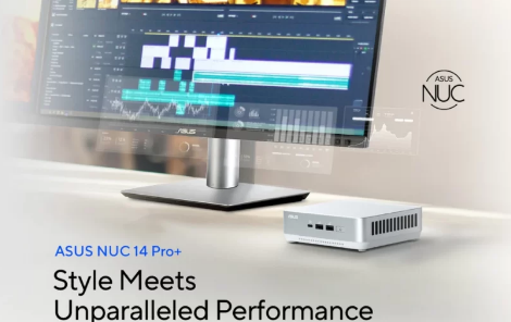 华硕NUC14Pro+紧凑型电脑搭载英特尔酷睿超级CPU