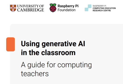 RaspberryPi发布面向教师和学校的生成式AI指南