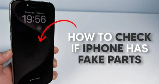 如何检查你的iPhone是否被假冒零件修理过