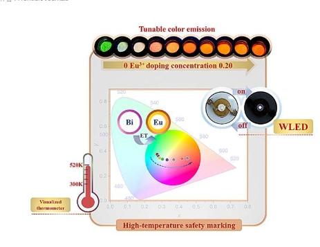 为白光 LED 照明和光学测温而开发的多功能荧光粉