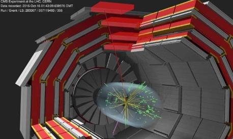 欧洲核子研究中心的 CMS 实验评估了 W 玻色子的质量