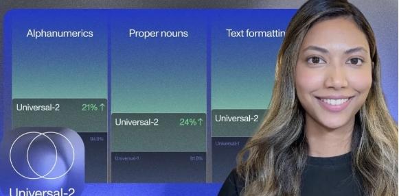Universal2展示下一代AI语音转文本技术